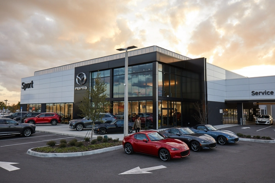 Mazda sænker 2025 nordamerikanske salgsprognose til 450,000 enheder